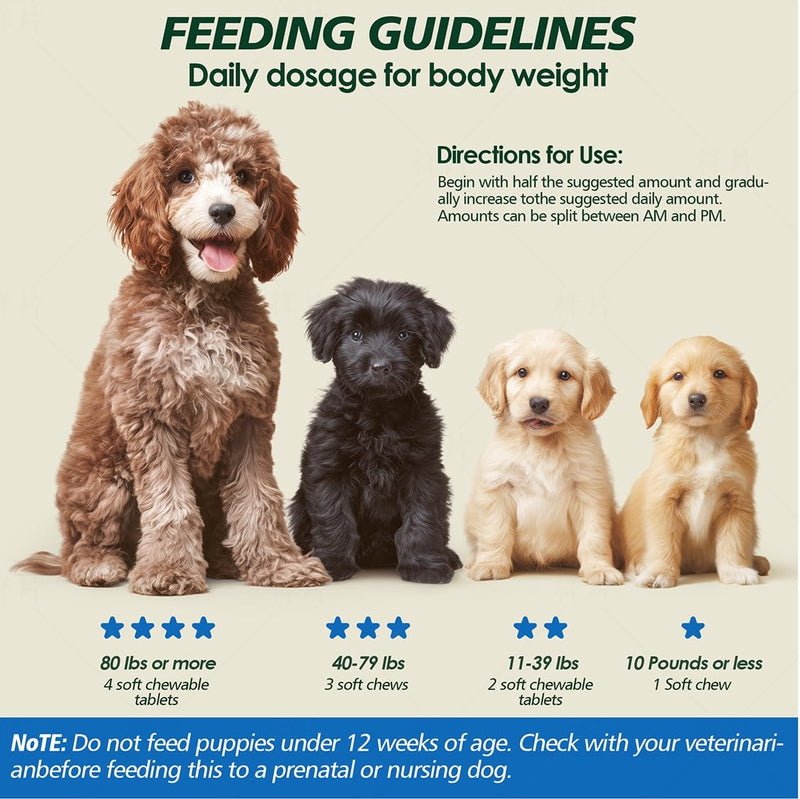 Probiotics for Dogs Gut Health, Digestion, Immunity, Relieve Diarrhea, Dog Probiotics Chews with Digestive Enzymes and Prebiotics, 200 Tablets (Chicken) Chicken