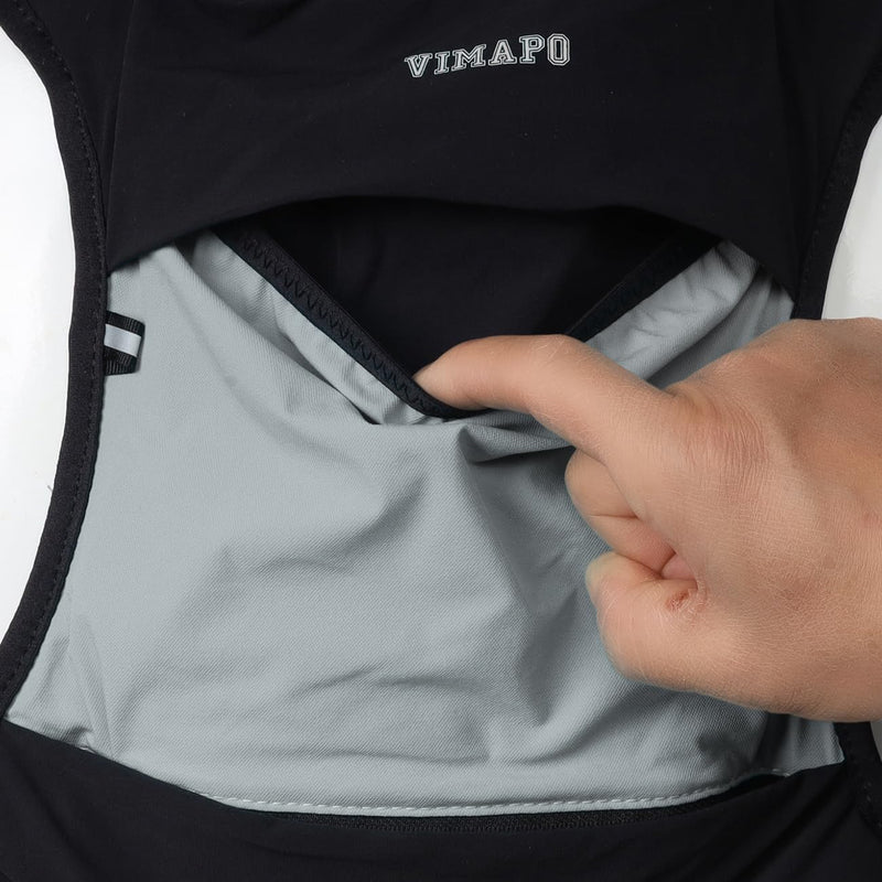 Running Hydration Vest Backpack, Trail Running Vest for Men & Women, Water Backpack for Marathon, Hiking, Biking … (Grey) Grey
