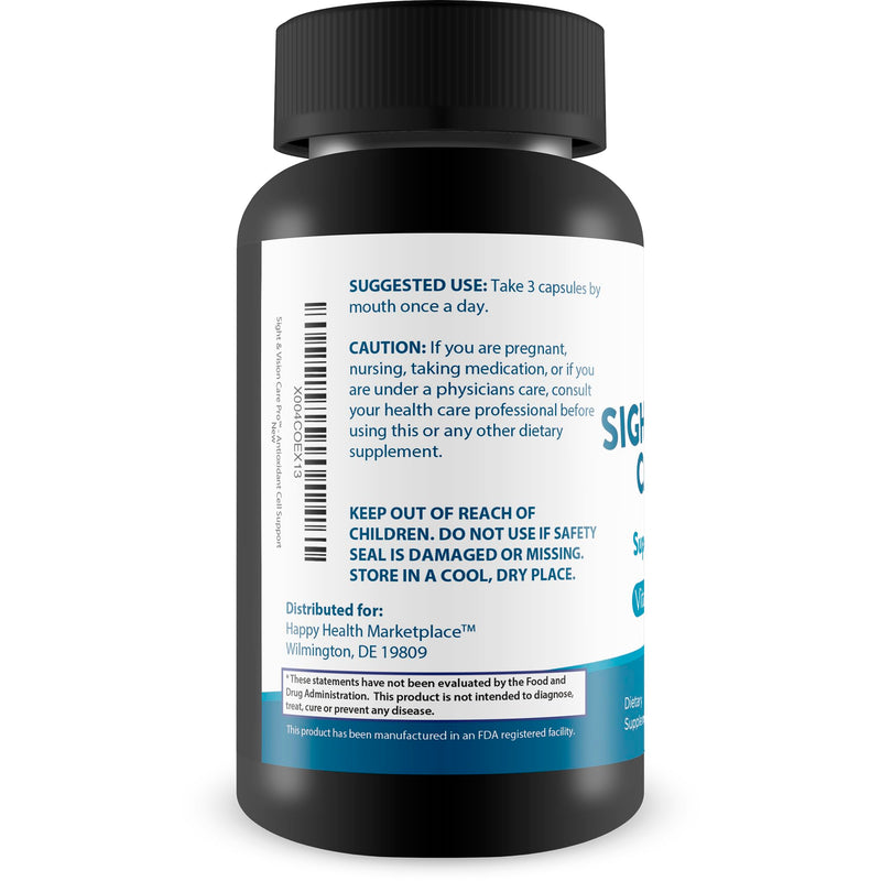 Sight & Vision Care Pro - Super Vision Support - Vitamin & Mineral Vision Supplement with Antioxidant Cell Support - Promote Visual Acuity and Reduced Eye Strain - Support Sight Care & Eye Health