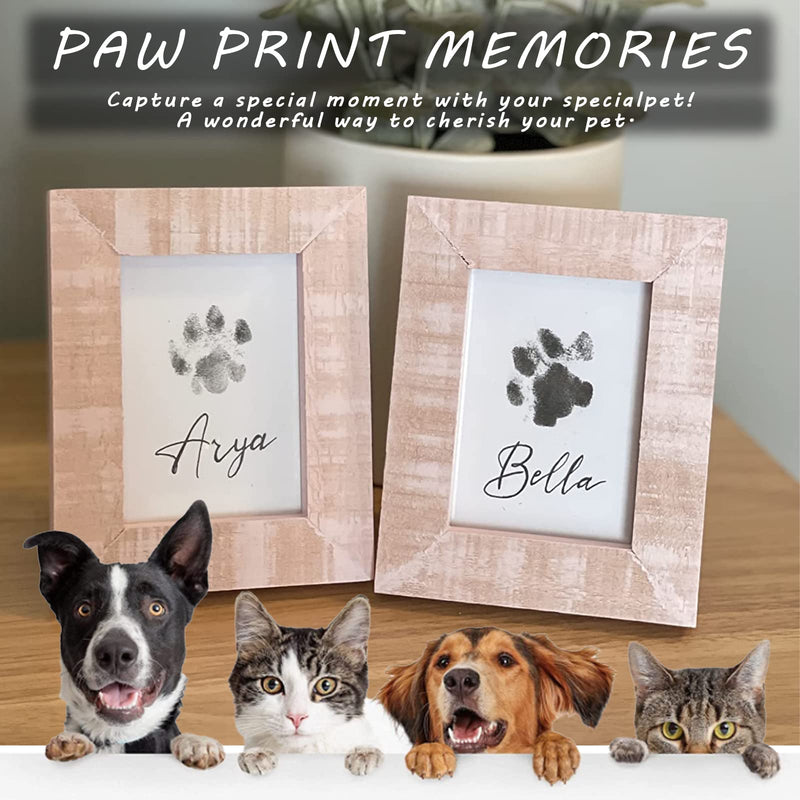 Azwood Dog & Cat Paw Print Ink Pad, Pet Paw Ink Pad Safe Pet Friendly Ink Pad for Puppies Kitten Remembrance Keepsake - No Mess (Black Ink) - BeesActive Australia