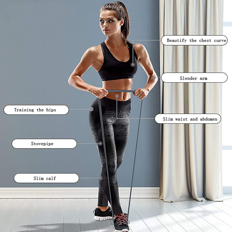 SUWEI Resistance Exercise Band 3.2" Width for Legs or Buttocks, Suitable for Female/Male Sports, Excersize Elastic Band for Home or Gym Exercise and Yoga mix