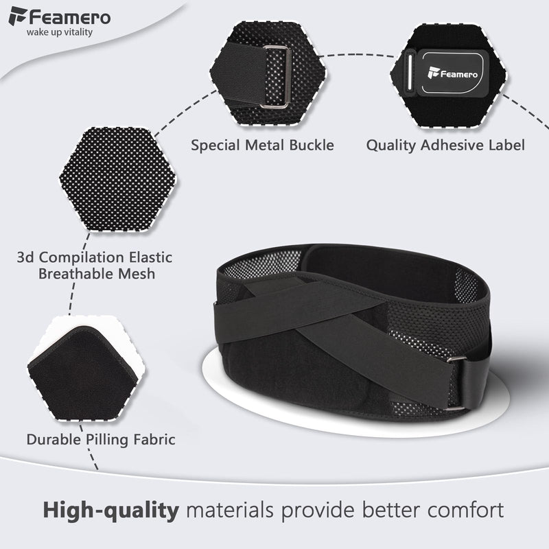 Plus Size Back Brace for Lower Back Pain - Extra Large Hip Support for Sciatica, Herniated Disc, Abdominal Binder - Adjustable Compressions Wrap With Support Pad - For Women & Men (2XL 57.1"-63.1") XX-Large - BeesActive Australia