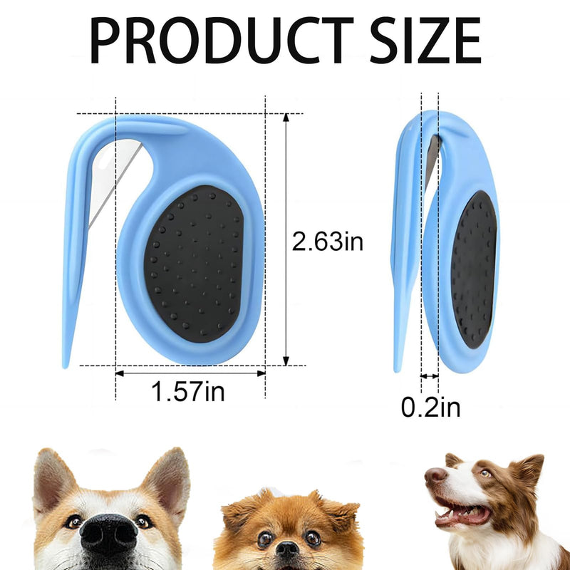 2Pcs Knotting Comb for Cats, Pet Knotting Comb Knotting Comb for Dog Pet Hair Removal Tool Cat Dog Grooming Comb Knot Remover Cat Knotting Comb, Pet Knotting Comb for Medium to Long Hairs - BeesActive Australia