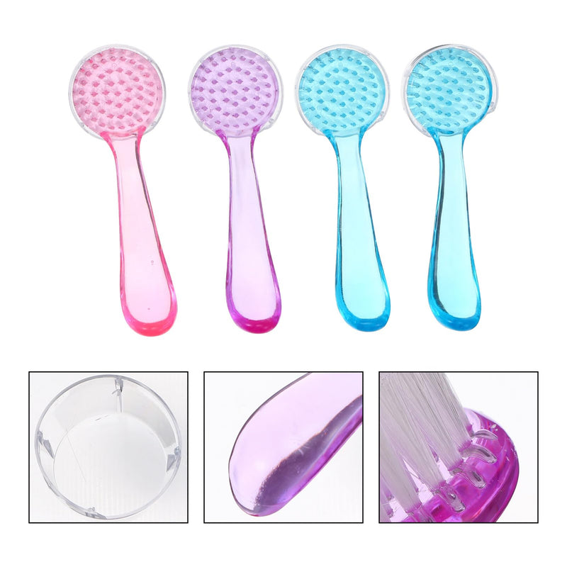 4pcs Pet Hair Comb Hamster Hair Grooming Cleaning Pet Animal Bathing for Guinea Pig Chinchilla Ferret (Random Color) Cleaning Tool - BeesActive Australia