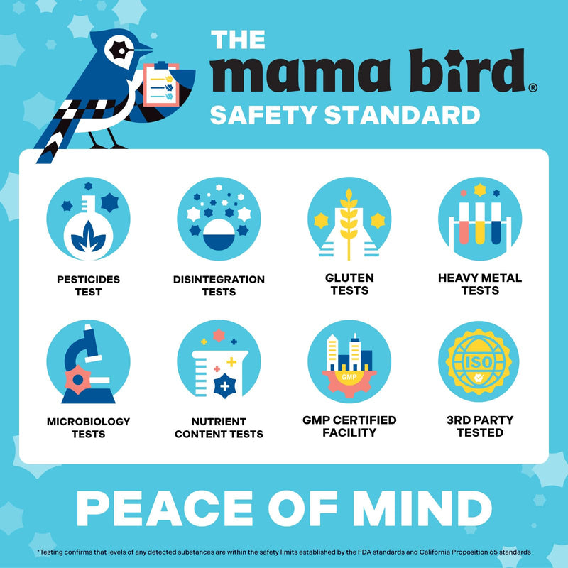 Best Nest Wellness Mama Bird - Postnatal Multi+ (30 Servings) Postnatal Vitamins for Women - Breastfeeding & Postpartum Essentials - Brain Health for Mom & Baby - Methylfolate - Vegan & Gluten Free Postnatal Multi +