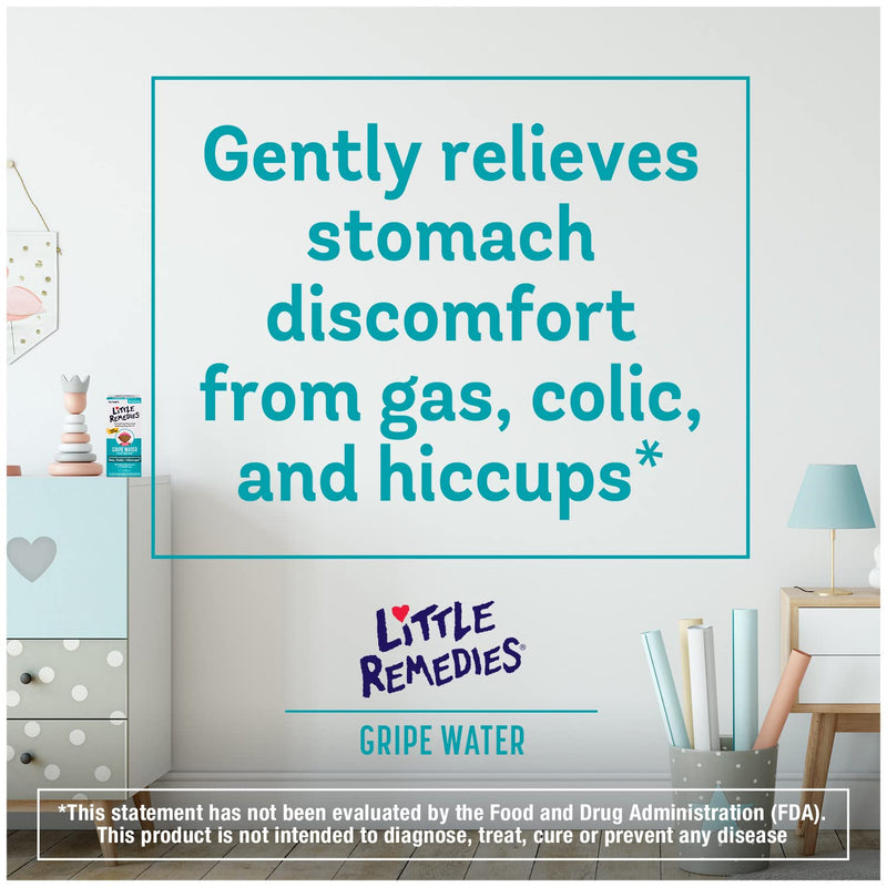 Little Remedies Gripe Water-No Alcohol, Sodium Bicarbonate, Artificial Color & Gluten Free-Safe for Newborns, 4 Fl. Oz (Pack of 1) 4 Fl Oz (Pack of 1) - BeesActive Australia
