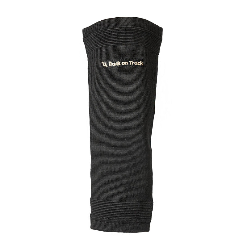 Back on Track 2-Way Stretch Black Elbow Brace - Enhanced Recovery & Support for Tennis, Golf, Training, Work and Daily Activities Medium