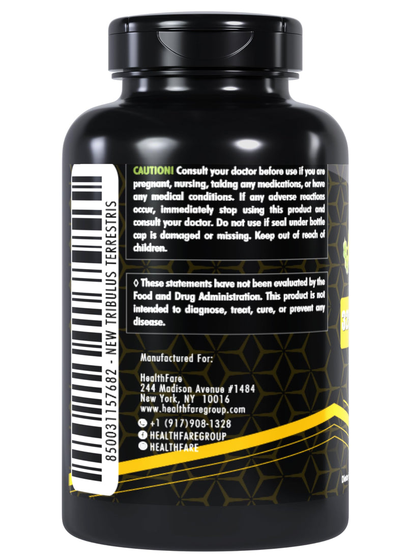 Tribulus Terrestris 32,500mg | 200 Capsules | High Potency Herbal Supplement | Supports Wellness | Non-GMO | Gluten Free - BeesActive Australia