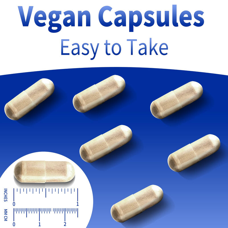 Potassium Magnesium Supplement, Non-GMO, Vegan, (120 Capsules, 1 Pack) | 1600mg Liposomal Magnesium Aspartate, Potassium Chloride, with Zinc, K2, B1 for Leg Cramps, Support Vascular, Bone and Heart
