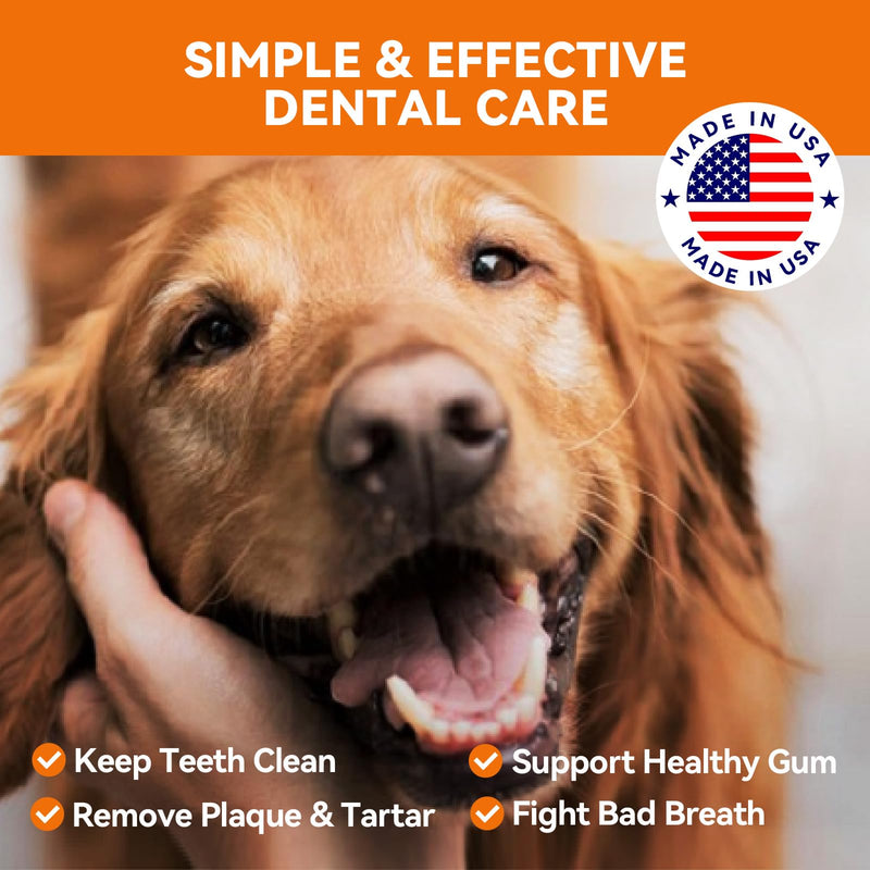 Dog Dental Powder, Dog Teeth Cleaning Powder for Teeth Cleaning Breath Freshener, Dental Powder for Dogs Teeth Cat Dog Dental Care Plaque Off Tartar Remover for Dogs & Cats, 100g - PawsPlanet Australia