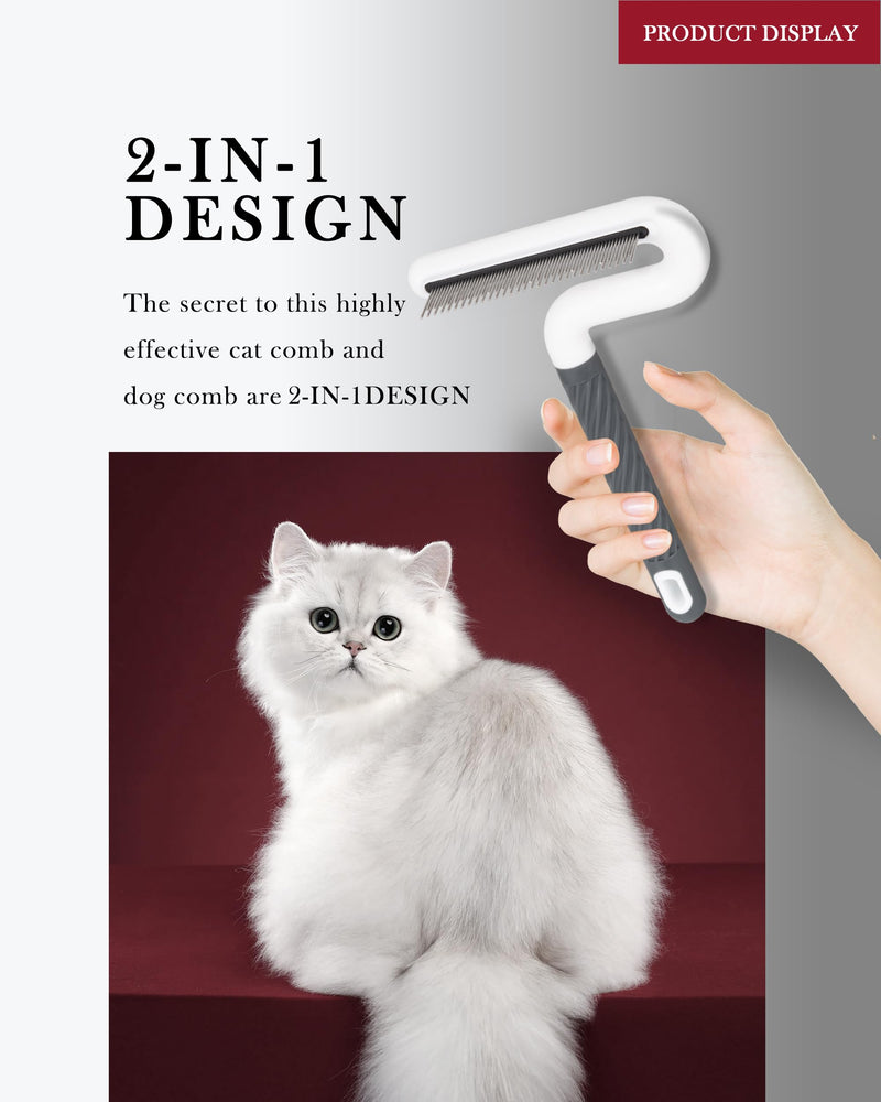 Flea Comb, TailGurus Effective Flea Comb for Cats & Dogs - Shedding Brush for All Pets - Long Hair Friendly - Durable - Versatile & Safe - Durable, Safe & Versatile - Portable, Pet-Friendly(TG2038) - BeesActive Australia