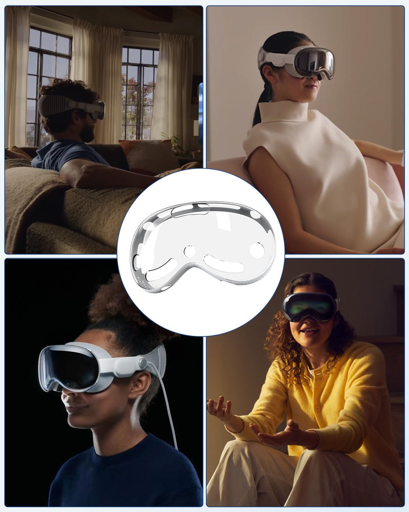 Compatible with Apple Vision Pro Case-made of TPU, scratch-resistant, durable and impact-resistant, non-slip, full protection, compatible with VR headsets, non-slip and scratch-resistant - BeesActive Australia