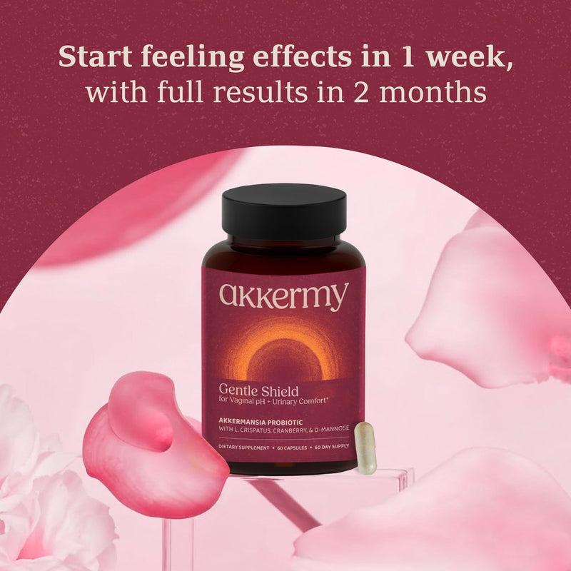 Vaginal Probiotics for Women with Akkermansia, L. Crispatus, Cranberry Pills, & D-Mannose - Supports Vaginal pH Balance for Women, UTI Support & BV Prevention - 60 Day Supply | USA Made