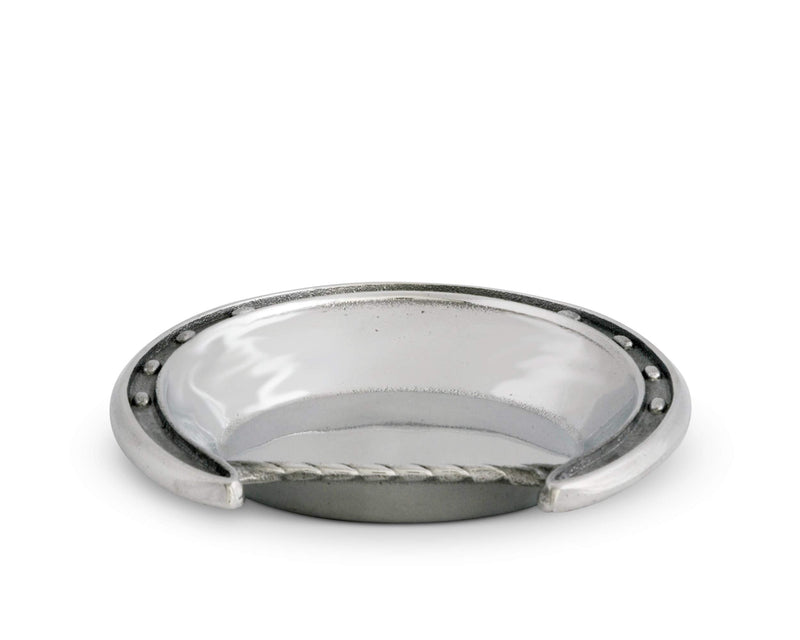 Arthur Court Designs Aluminum Lucky Horseshoe Nut Candy Bowl 5.25 inch Long - BeesActive Australia