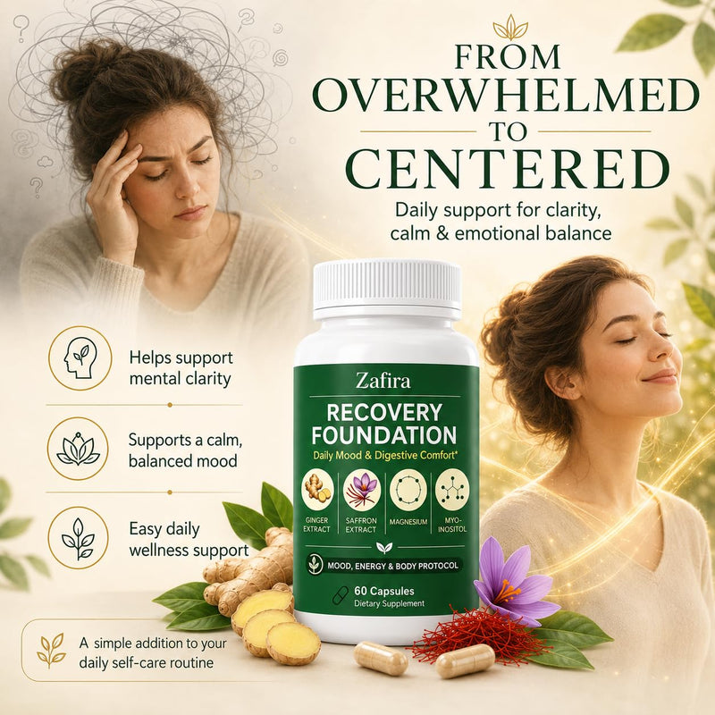 Zafira 𝑅𝑒𝑐𝑜v𝑒𝑟y Foundation 𝐶𝑎p𝑠𝑢l𝑒𝑠,𝑧𝑎𝑓𝑖𝑟𝑎 𝑜𝑟𝑔𝑎𝑛𝑖𝑐𝑠,All-Natural Ingredients, Natural 𝐻e𝑟b𝑎l Formula w𝑖tℎ 𝑆a𝑓f𝑟o𝑛 𝐸x𝑡r𝑎c𝑡