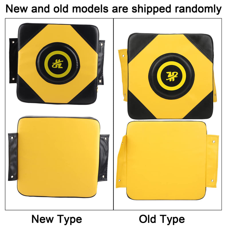 PU Wall Punch Target Wall Boxing Focus Target Fighting Pad Taekwondo Training Bag Household Boxing Training Equipment (Black and Yellow)