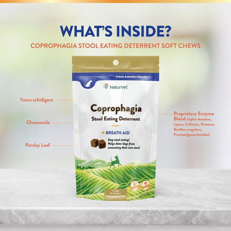 NaturVet Coprophagia Deterrent Soft Chews (90 ct) 90 Soft Chews - BeesActive Australia