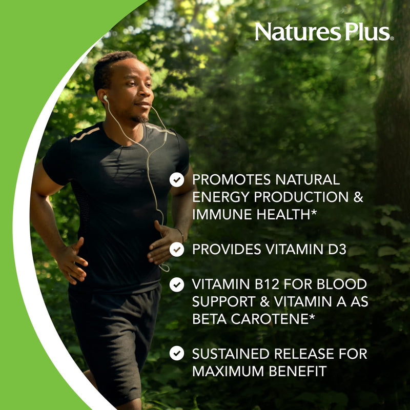 NaturesPlus Ultra II Daily - 60 Tablets - Multivitamin with Whole Foods for Overall Well-Being - Supports Energy & Immune Health - Sustained Release - 60 Servings 60 Count (Pack of 1)
