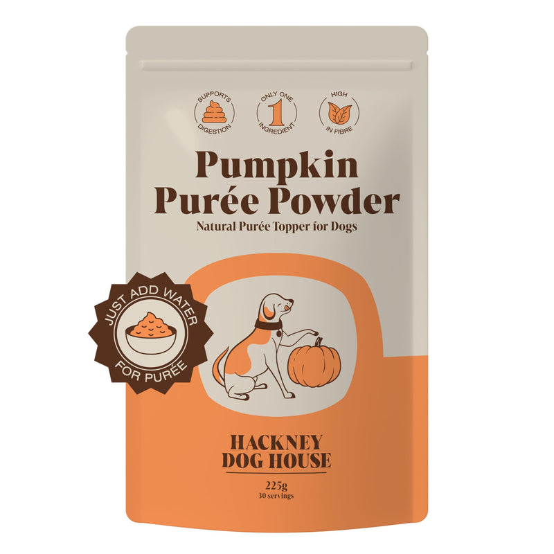 Pumpkin Powder for Dogs (225 grams) | Create Natural Pumpkin Purée | UK Canned Pumpkin Alternative | High Fibre Topper (30 Daily Servings) | Hackney Dog House