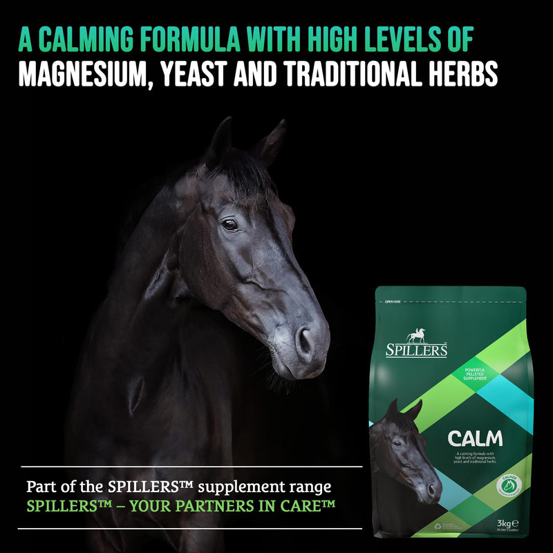 SPILLERS Calm Horse Supplement Horse Calmer with Magnesium for Horses and Ponies, Ideal for Nervous or Excitable Equines - 30 Day Supply Supplements - 3 kg
