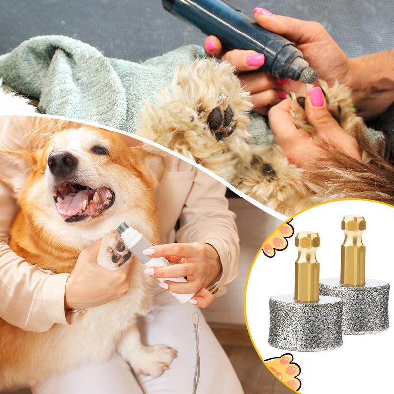 LUTER 4pcs Claw Grinder for Dogs, Professional Claw Grinder Wheel for Dogs Claw Grinder for Dogs Replacement Wheels for Large Medium and Small Dogs Compatible with Casfuy - BeesActive Australia