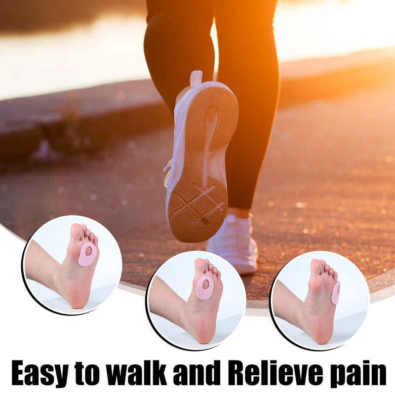 Nuanchu 72 Count Soft Foam Callus Cushions Oval Corn Cushion Pads Pink Self Stick Adhesive Foot Care pads Waterproof Corn Protectors for Feet Women Men - BeesActive Australia