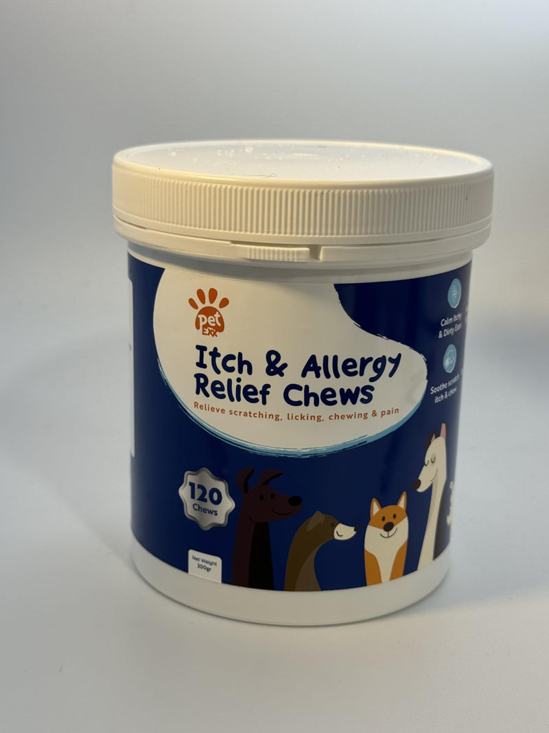 PetExx Itch & Allergy Relief Chews for Dogs (120 chews) 120 chews