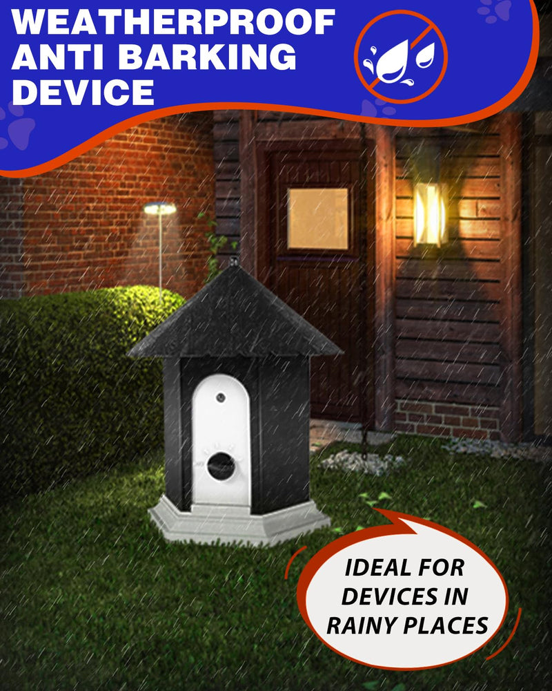 Anti Barking Device, Ultrasonic Dog Barking Deterrent Devices Up to 50 Ft Range, Dog Barking Control Device Bark Box with 3 Modes, Dog Barking Silencer Safe for Dogs & People