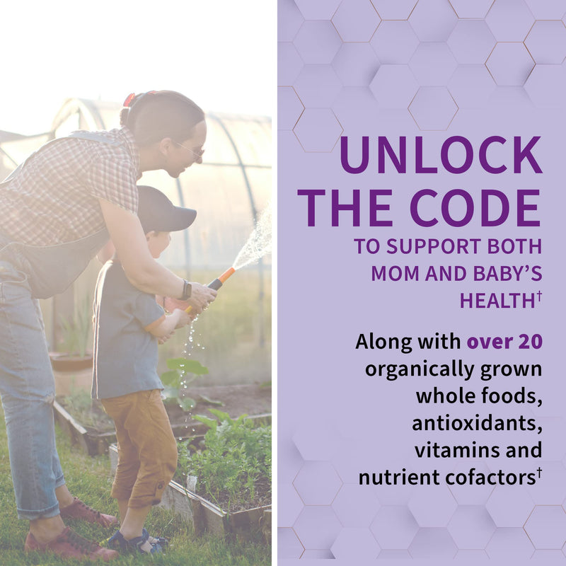 Garden of Life Vitamin Code Raw Prenatal Multivitamin, 10 Day Supply | Iron, Folate, Probiotics and Whole Food Nutrients, Immune and Cellular Energy Support, Non-GMO, Gluten-Free, Kosher 30 Count (Pack of 1)