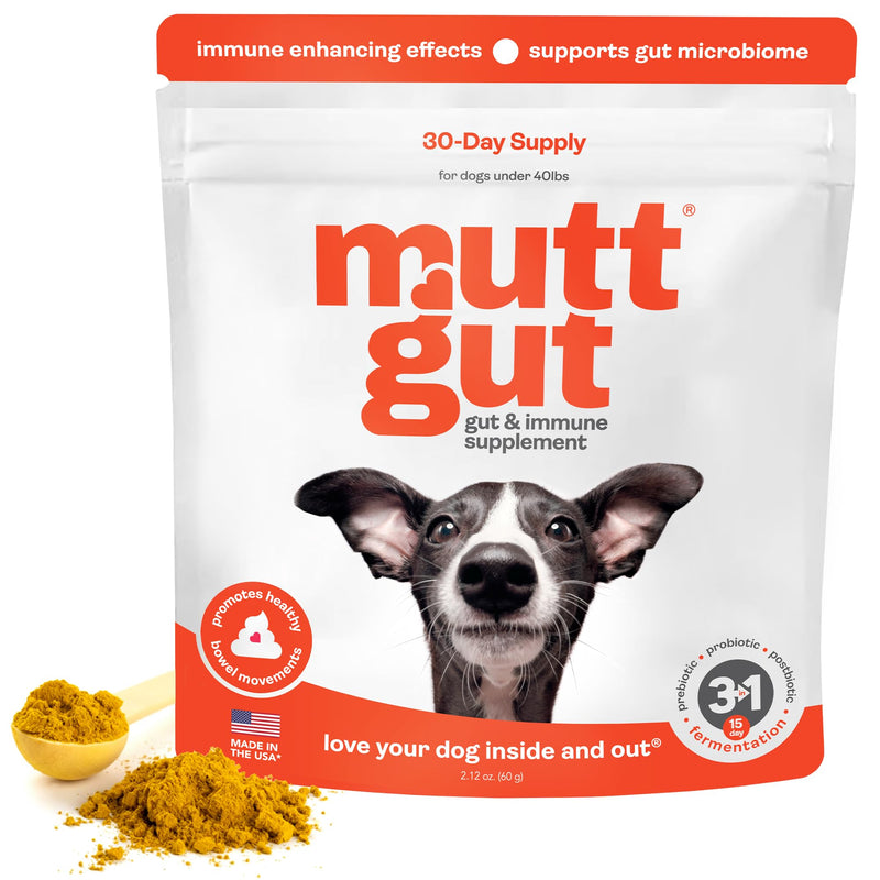 All-Natural 3-in-1 Dog Probiotic, Prebiotic, and Postbiotic Supplement Powder - Probiotics for Dogs with 135 Billion CFUs, Anti Diarrhea, Digestive Enzymes & Antioxidants (60g) 60g