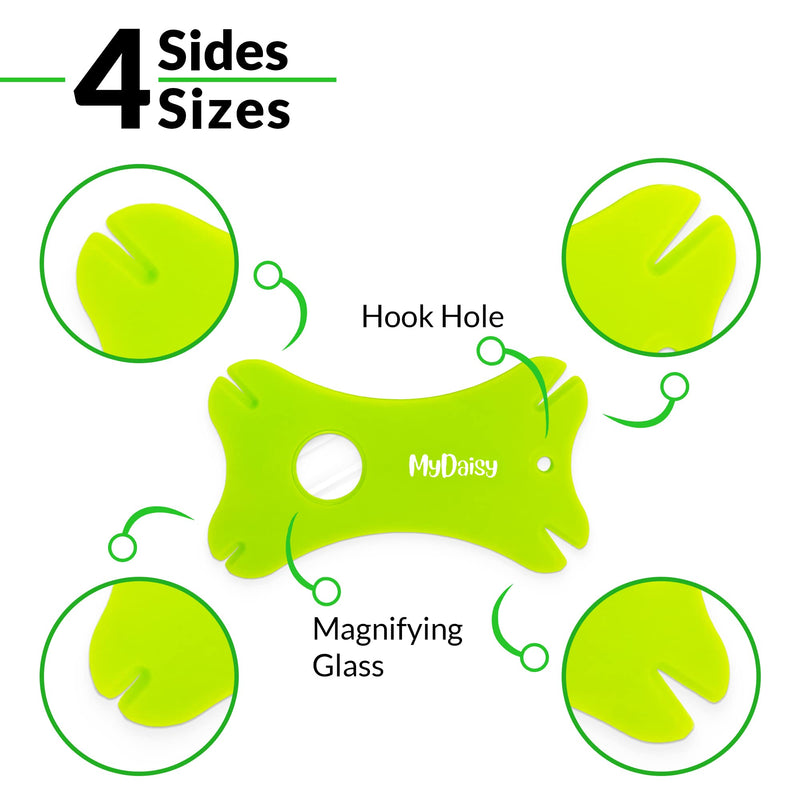MYDAISY Tick Map with Magnifying Glass - Perfect for Removing Ticks - Ideal for Outdoor Activities Green - BeesActive Australia