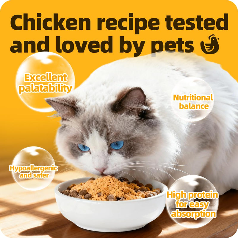 Immunity Mix Nutritional Powder for Enhance Immunity, Increase Skin & Coat Nutrition, Hip and Joint Supplement, Appetite Booster, Helps with Digestion for Cat & Dog 4.23oz (1 Box) 1 Box