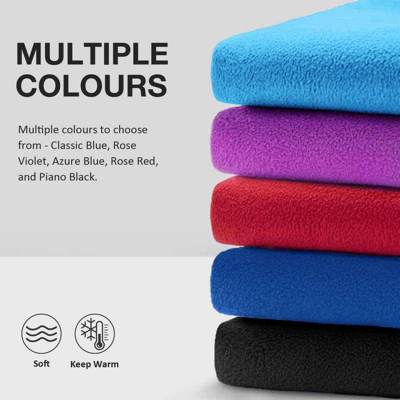 Harrison Howard Acclimate Fleece and Mesh Horse Exercise Sheet Hi-Viz Competition Medium Azure Blue - BeesActive Australia
