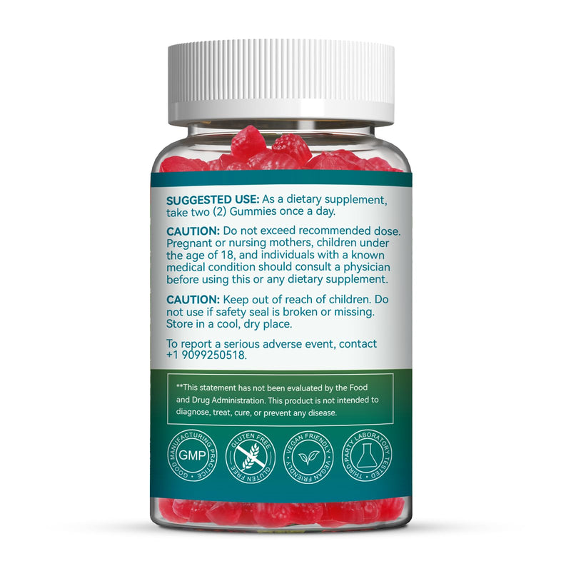 Multivitamin Gummy for Women 50 and Over, 60 Vegan Count, Strawberry Flavor | Women's Multivitamin Contains Vitamin C, D3, B Vitamins, Calcium, Biotin, and Zinc, Immune and Energy Support, Bone Health 60 Count (Pack of 1)