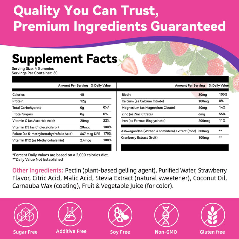 Whey Protein Gummies for Muscle Recovery & Growth – Daily Protein Supplement for Men & Women – Post Workout Supplement