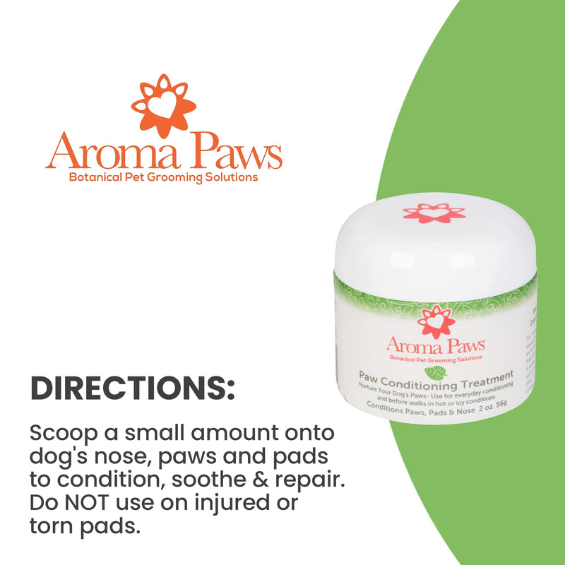 Paw Conditioning Treatment - Dog Paw Moisturizer to Heal and Repair Dry, Cracked, and Damaged Paws and Nose - Paw Soother for Dogs with Organic Shea Butter and Essential Oils - 2oz - PawsPlanet Australia