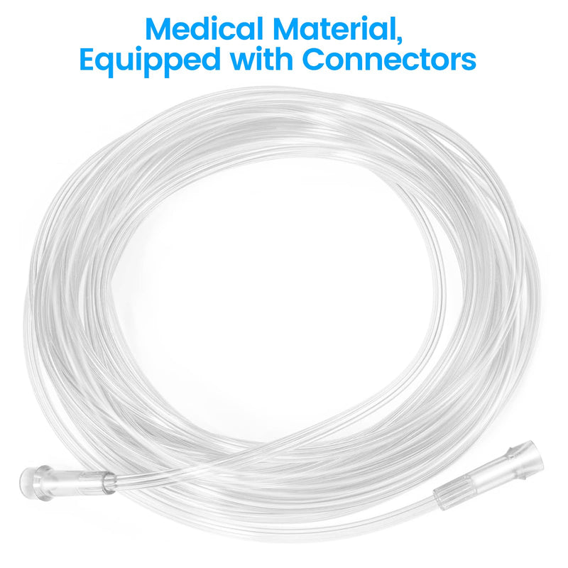 Generic 5 Foot High Flow Oxygen Tube Extension - Transparent, Crush Resistant, PVC, Pack of 3 Tubes 3PCS Oxygen Extension Tubing-5 Ft - BeesActive Australia