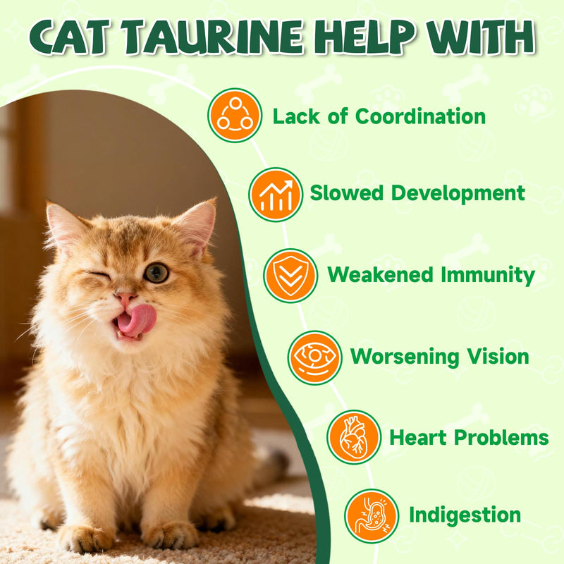 Eagou Diary Taurine for Cat Vitamins Treat + Taurine for Cat