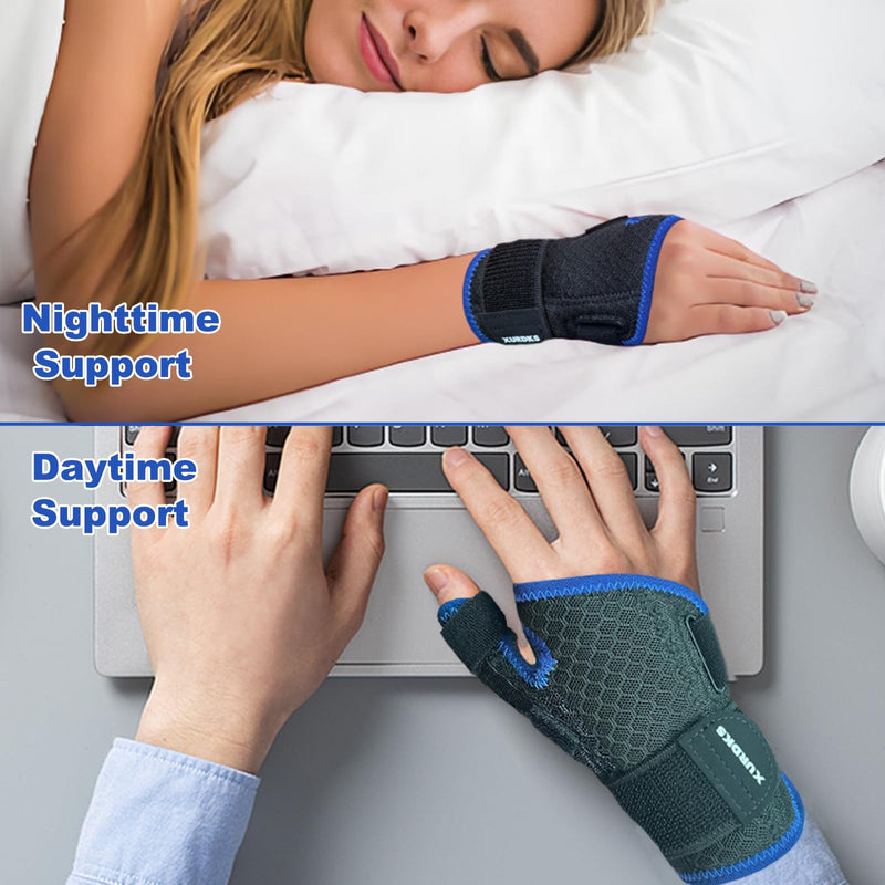 Adjustable Ergonomical Thumb Spica Splint Thumb Stabilizer for Right Hand or Left Hand,Thumb Brace Thumb Support for Trigger Finger,Arthritis,Sprains,De Quervains Tenosynovitis,CMC Pain (M/L) M/L