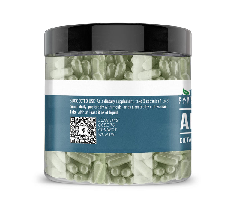 Earthborn Elements Alfalfa Leaf 200 Capsules, Pure & Undiluted, No Additives 200 Count (Pack of 1) - BeesActive Australia