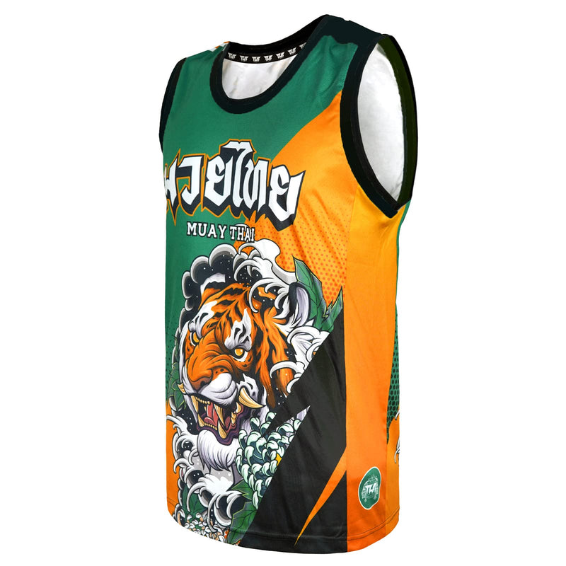Tuff Sport Tank Top Muay Thai Boxing Vest Top Workout Shirt Sleeveless Gym Fitness Training X-Large Tuf-tt107 - BeesActive Australia