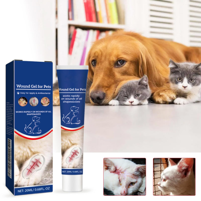 Pet Wound Care Gel,Liquid-Bandage for Pets,Gels Pets Wound Skin Care,Pet Waterproof Healing Gel for Skin Infections and Wounds