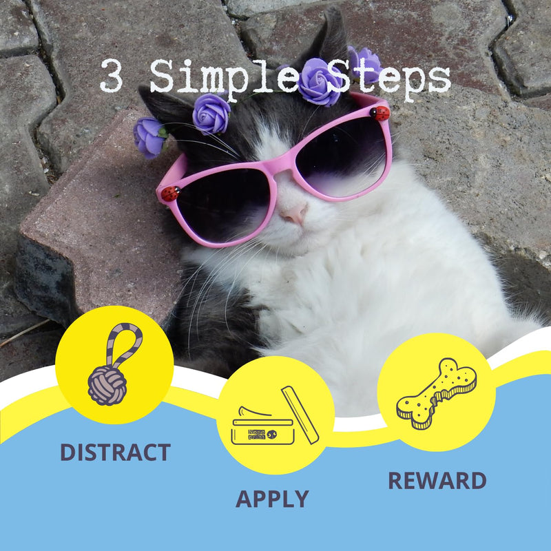 Pet Sunscreen Stick SPF 50, Zinc Oxide Free, Non-Toxic, for Dogs and Cats, 2 x 5ml, Nose, Ears and Sensitive Skin