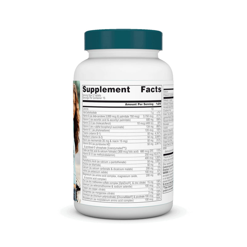 Source Naturals Women's Life Force Multiple Iron Free - Daily Complete Multivitamin 13 Essential Vitamins, Antioxidants, Herbs, Nutrients & Minerals - Enhanced Energy & Immune Boost - 45 Tablets 45 Count (Pack of 1)