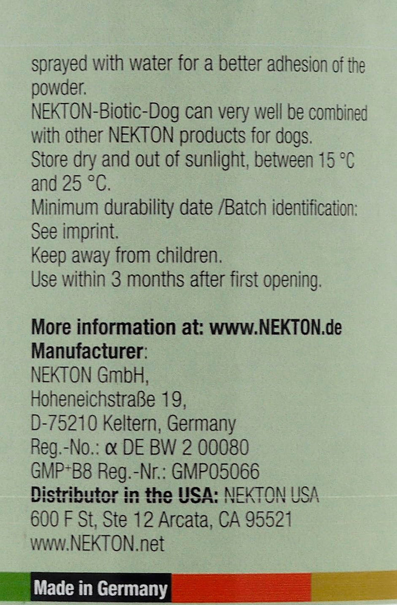 Nekton Biotic-Dog Probiotic Supplement for Dogs 80gm (2.8oz) 80 grams (2.8 ounces) - PawsPlanet Australia