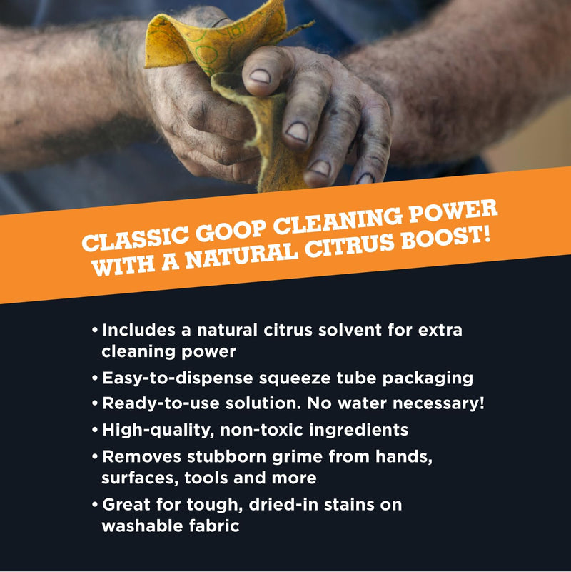 GOOP Orange Multi-Purpose Waterless Hand Cleaner and Stain Remover - 5 oz Tube - BeesActive Australia