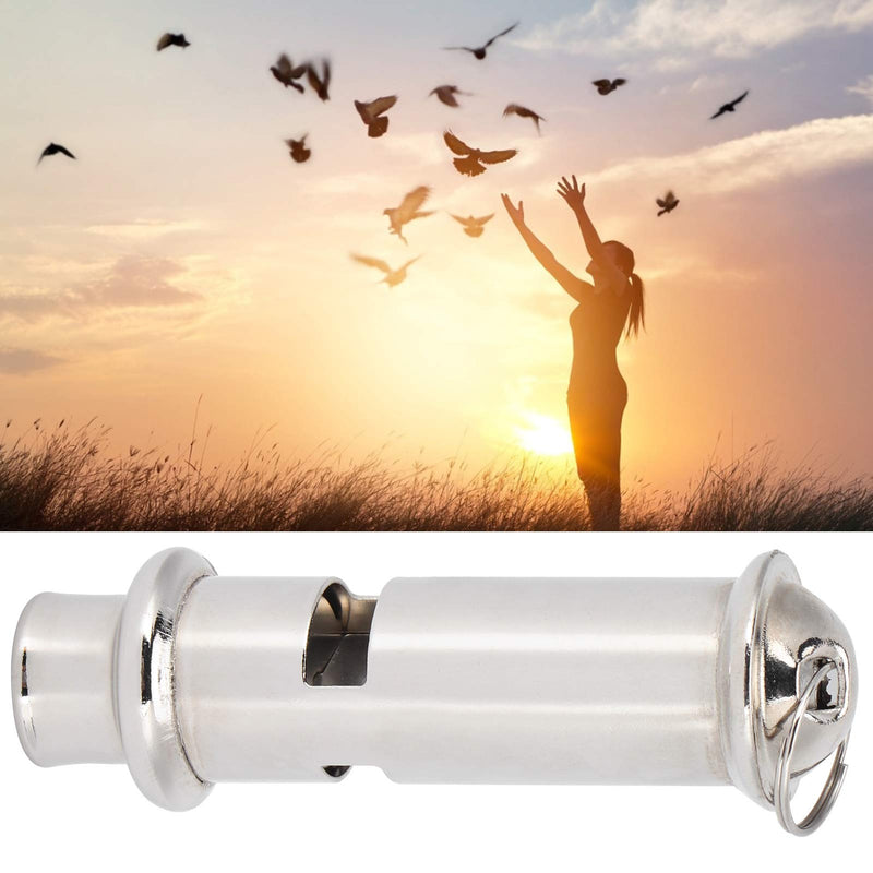 Pigeons Whistle, Silver Training Whistle, with Lanyard Mini Portable Anti‑ for Pigeons for Young Pigeons for Bird for Homing Pigeon - PawsPlanet Australia