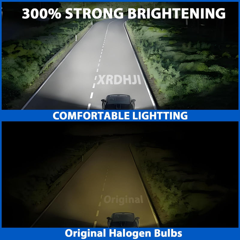 Fit for JEEP Compass 2011 2012 2013 2014-2020 Light Bulb High Performance Halogen Headlight Bulbs,9005 High Beam + H11 Low Headlamp Replacement Bulb Kit,Pack of 4 for JEEP Compass 2011-2020（High+LOW) - BeesActive Australia