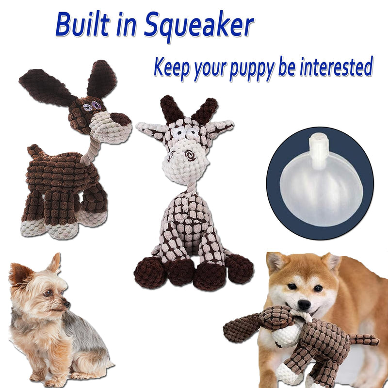 2 Pcs Bite Buddy Chew Toy for Dogs,Shirem Bite Buddy,Petsboro Bitebuddy Dog Toy,Petsboro Bitebuddy,Bitebuddy,Dog Chew Toys for Small Medium Large Dogs(Brown + Beige) - BeesActive Australia