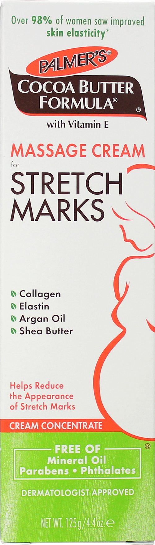 Palmer's Cocoa Butter Formula Massage Cream for Stretch Marks and Pregnancy Skin Care, 4.4 Ounces (Pack of 2) 4.4 Ounce (Pack of 2)